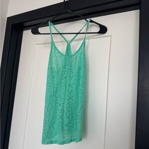 XS VS Victoria's Secret Sport Lightweight Green Tank Top